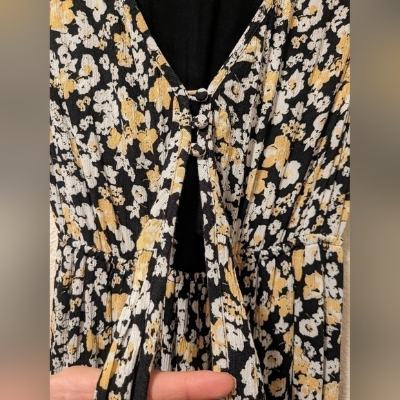 Abercrombie & Fitch Floral High-Low Flare Midi Sundress Boho Bohemian - Picture 12 of 14